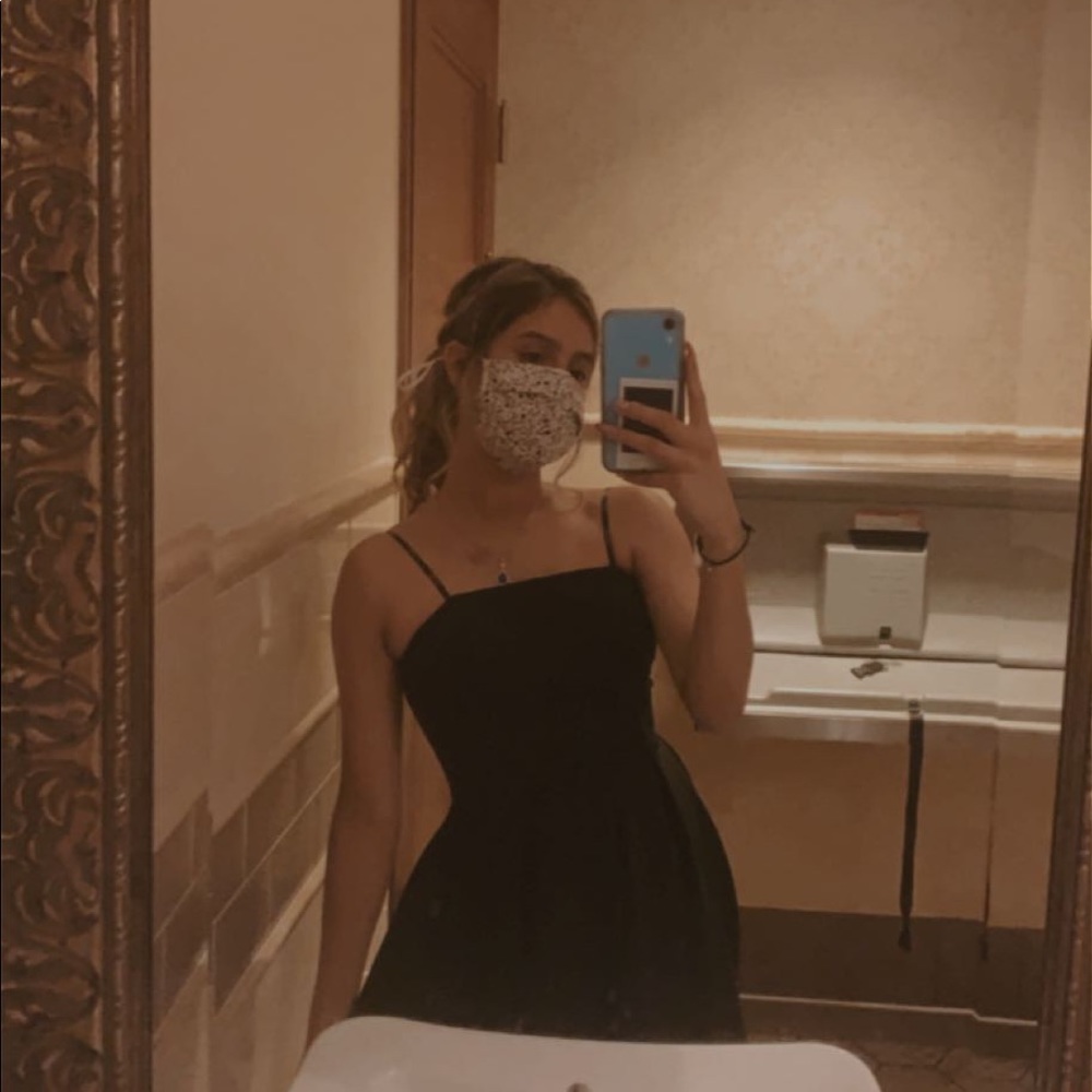 black dress